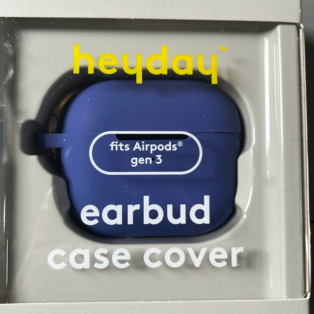 Heyday Earbud Case Cover -Fits AirPods gen 3 - Virtual Blue